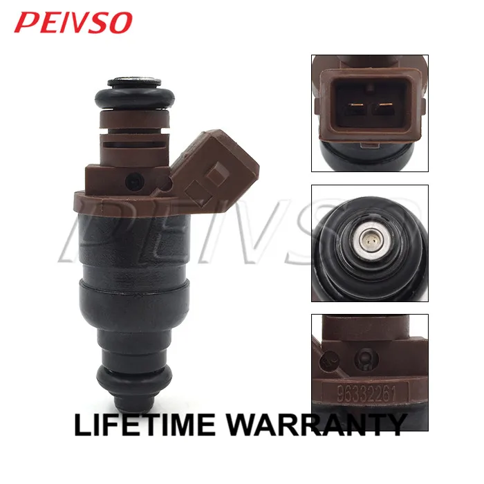 PEIVSO 4pcs 96332261 Fuel Injector For Daewoo Lacetti MK1 1.6 16V