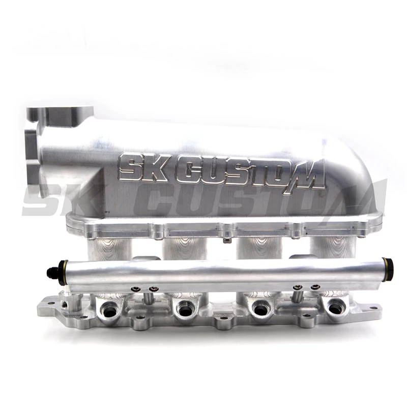 SK CUSTOM 70mm Billet Intake manifold with fuel rail for Honda B16 / B18 Engine