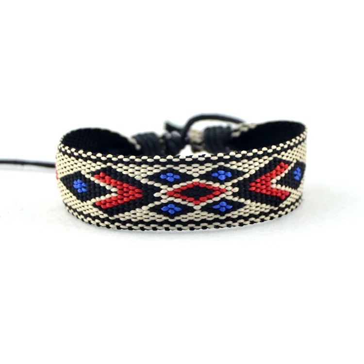 Particular Rope bracelets Original handmade jewelry Braided bracelet Geometric figures  #EZ214