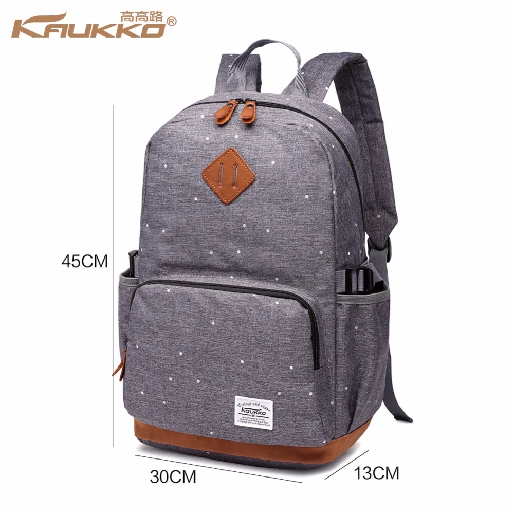 KAUKKO Men Women Backpack College High Middle School Bags For Teenager Boy Girls Laptop Travel Backpacks Rucksacks