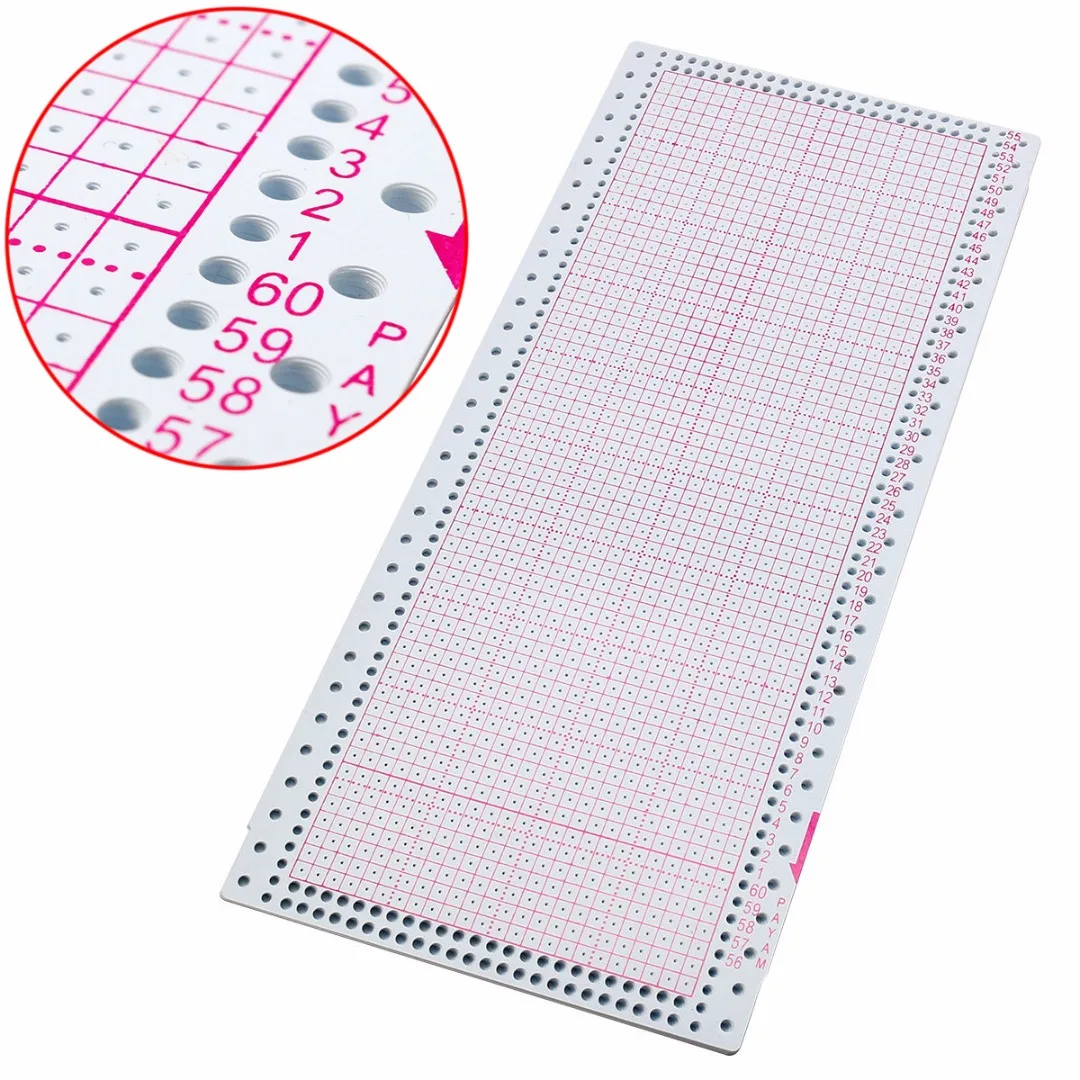 10 sztuk Punchcard nadające się do Brother Singer maszyny dziewiarskie puste dziurkacz do kart KH860 KH868 SK260 SK280