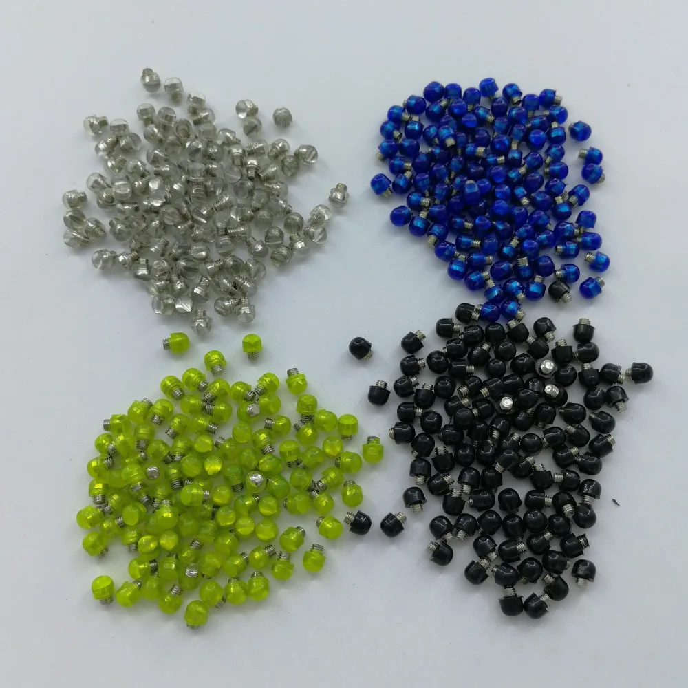 이발사 교체 나사, 나사 범퍼, 헤어 가위, 가위 스토퍼, 하이 퀄리티, 2.5mm 또는 3.0mm, 100 개/몫