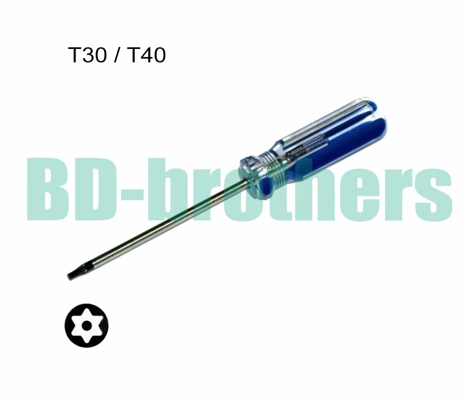 

T30 T40 With Hole Torx Screwdriver Key PVC Colorized Bar Handle Screwdrivers Repair Tool Wholesale100pcs/lot