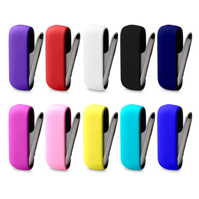 Soft Candy Color Silicone Cover Case For Iqos 3.0 Cigarette Accessories Carrying Protective Non-slip Case For Iqos3