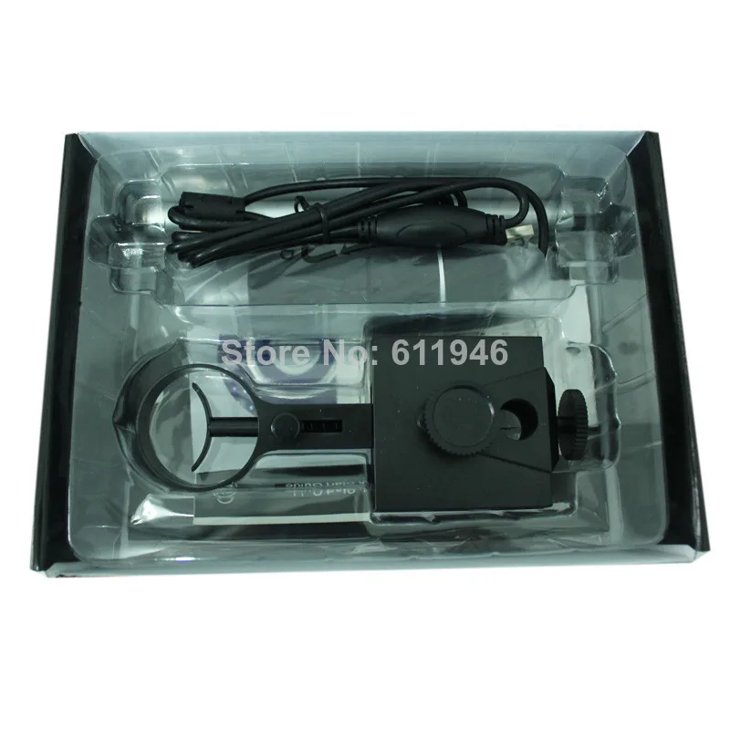 8-LED Endoscope with Measurement Software USB Microscope 1X-500X USB Digital Microscope + Holder