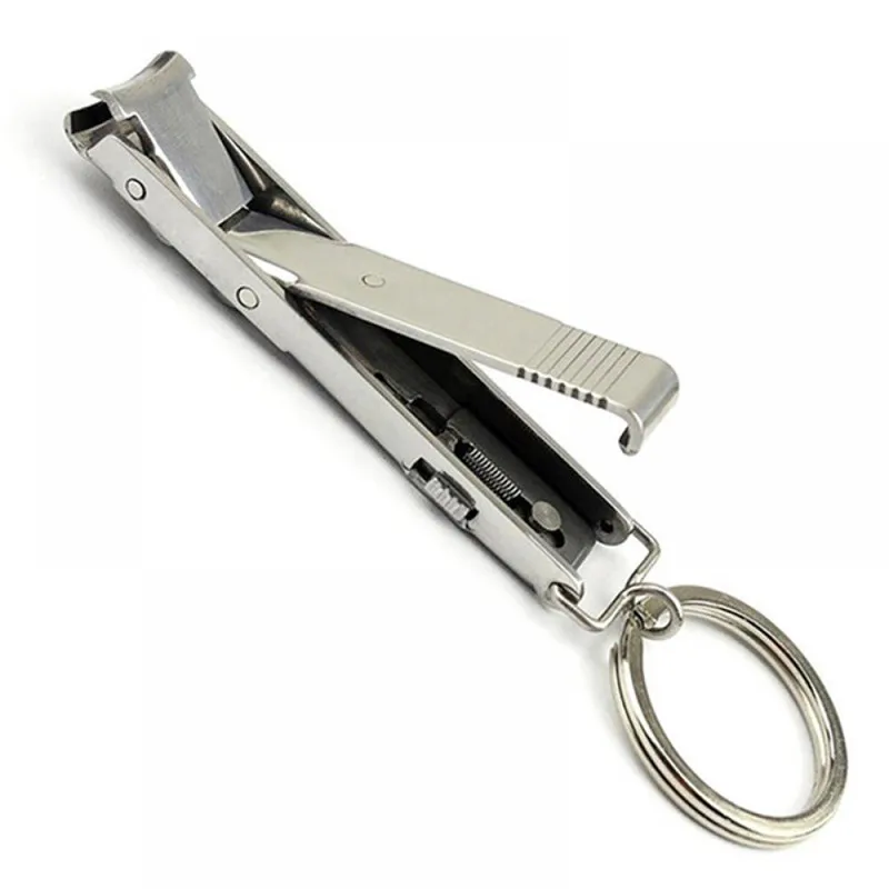 1Pc Stainless Steel Foldable Toe Nail Clippers Cutter Men Women Hand Finger Nail Trimmer Keychain