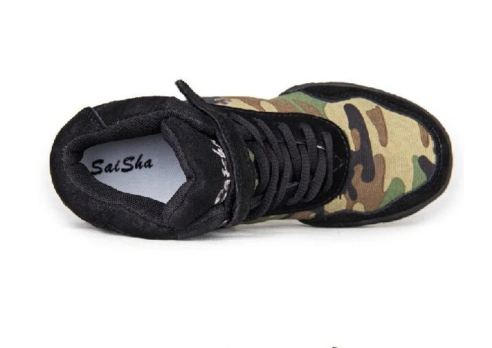 Discount Women Men Camouflage Sports Shoes Practice Dance Shoes Jazz Shoes Camouflage Dance Sneakers