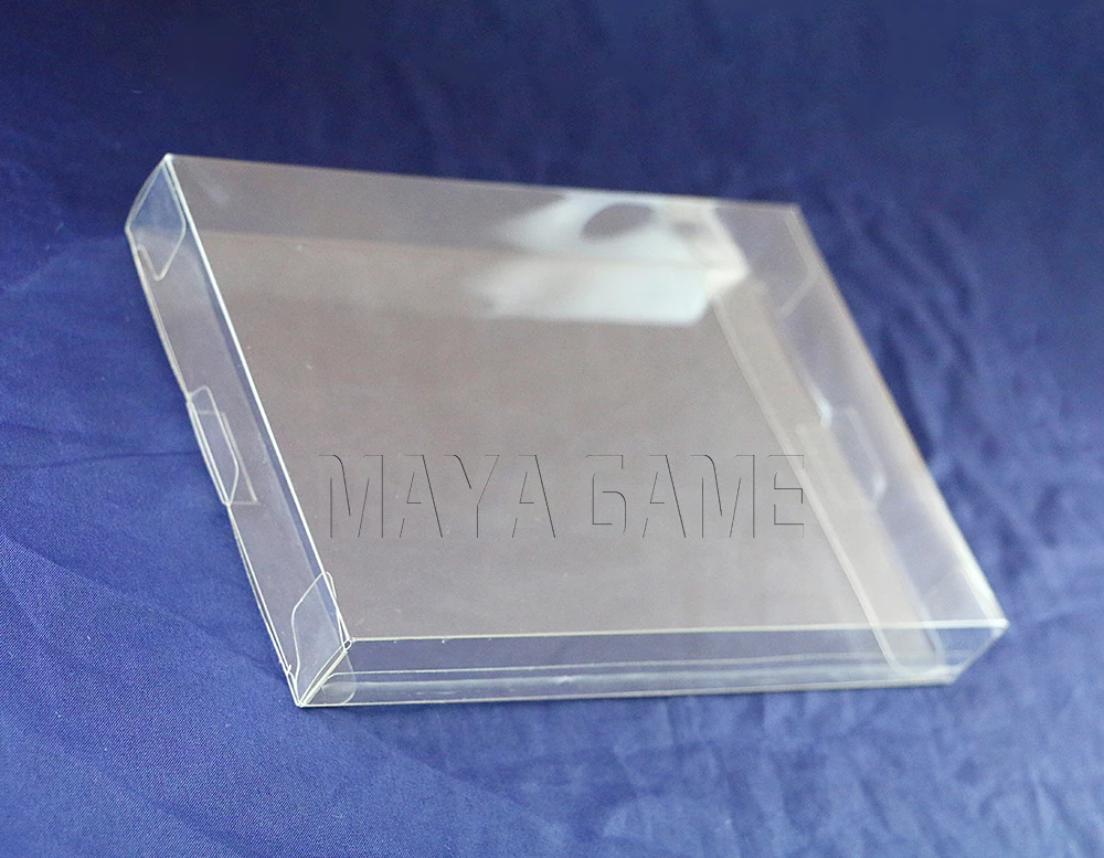 1 قطعة لصناديق ألعاب نينتندو شفافة 8 بت لصندوق ألعاب NES ألعاب CIB حافظة حماية بلاستيكية للحيوانات الأليفة لـ NES