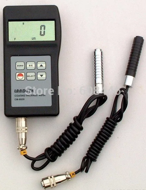 Digital Paint Coating Thickness Meter Gauge F&NF Probes 0-1250um/0-50mil 0.3mm