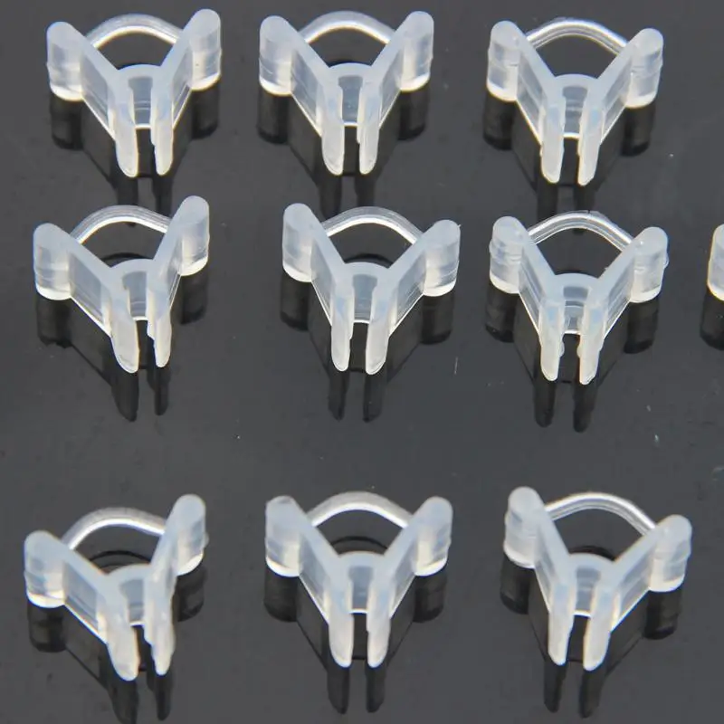 50Pcs-pack Garden Flower Plant Vine Seedlings Grafted Branches Clip Connector Fasteners Plastic Clips Garden Tool GT035