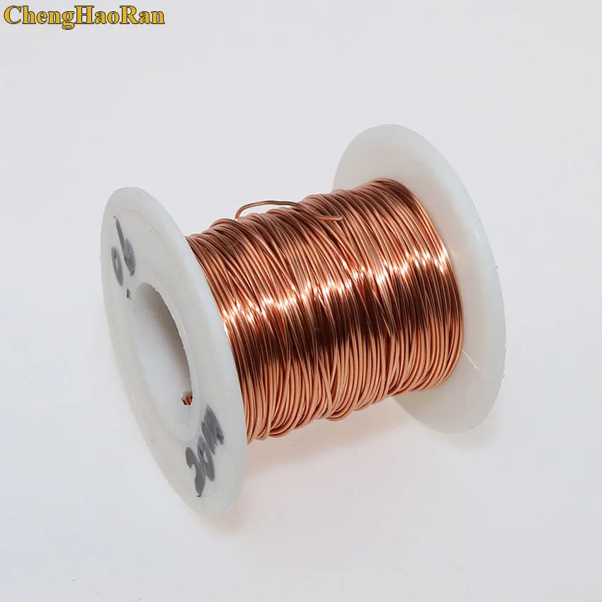 ChengHaoRan 0.41 0.45 0.5 0.6 0.65 0.7 1.2 1.5 1.6 mm 1m Copper Wire enameled Repair QA-1-155 2UEW