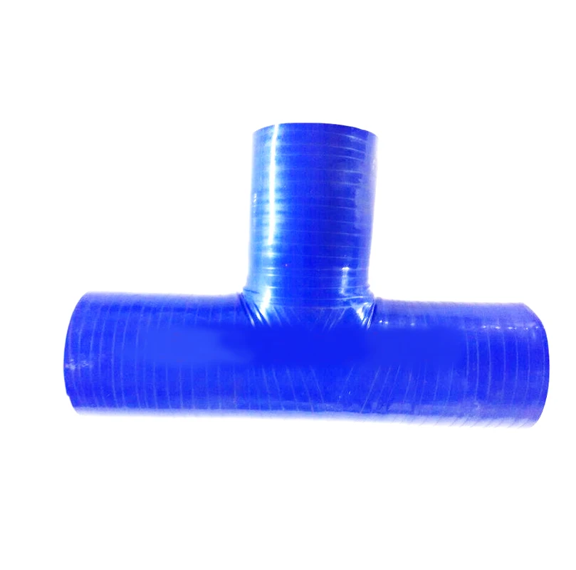 T Piece Silicone Hose 51mm T Shape Tube Pipe   Small port 45/48/51mm vehicle modified turbocharged intake pipe