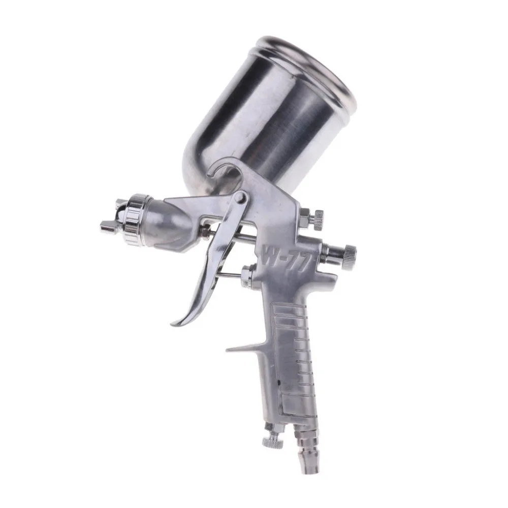 400ML Profession Pneumatic Spray Gun Airbrush Sprayer Alloy Painting Atomizer Tool With Hopper For Painting Cars W77