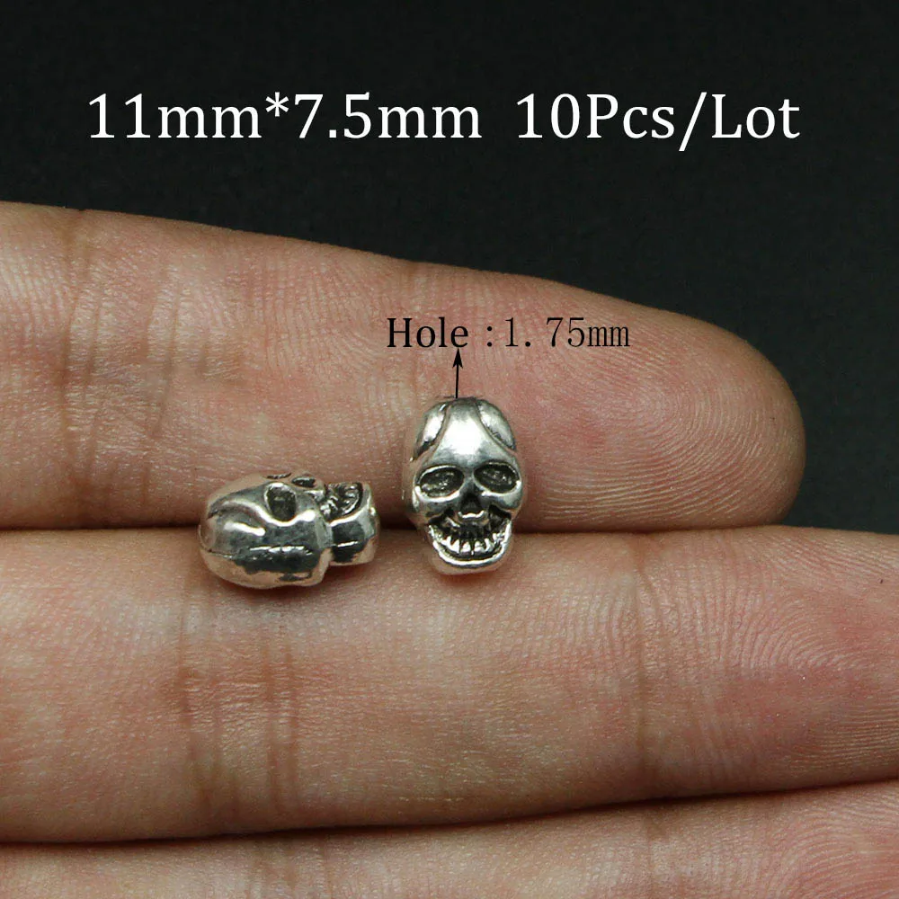 10pcs/lot Antique Gold Color Charm Beads Gladiatus Owl Russian Doll Skull Spacer Beads For DIY Jewelry Finding Making Bracelet