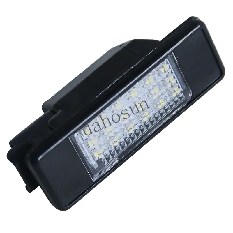 2PC x dahosun 18SMD License Plate LED Light Universally Used for Peugeot 106 207 307 308 406 407 508 Super White Assembly