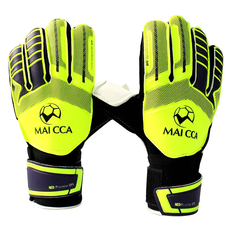 

MAICCA Kids Men's Soccer Goalie Gloves Professional kids Goalkeeper Gloves Soccer Football Thick Latex Finger Protection Footbal