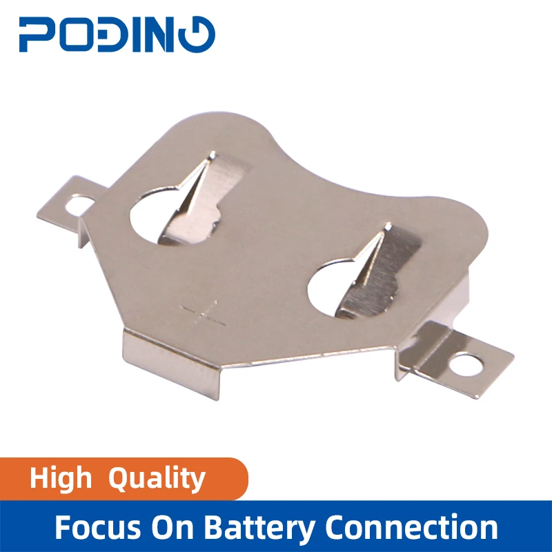 Poding Brand Hot Selling CR2430 Battery Contact SMD/SMT Battery Terminals With Lithium Ion Battery