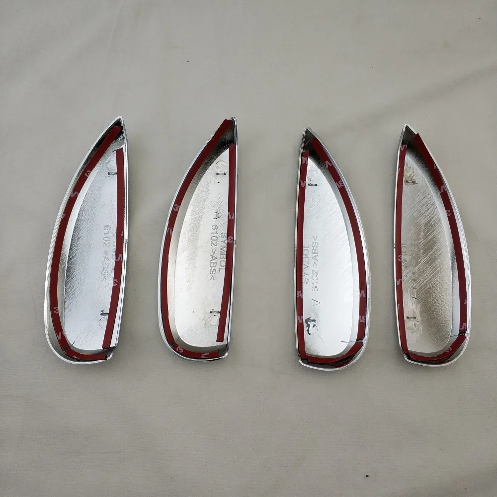 The high quality 4pcs Chrome plated Door Handle Cover Auto For Renault Symbol III Duster 2012-2019 Car Trim