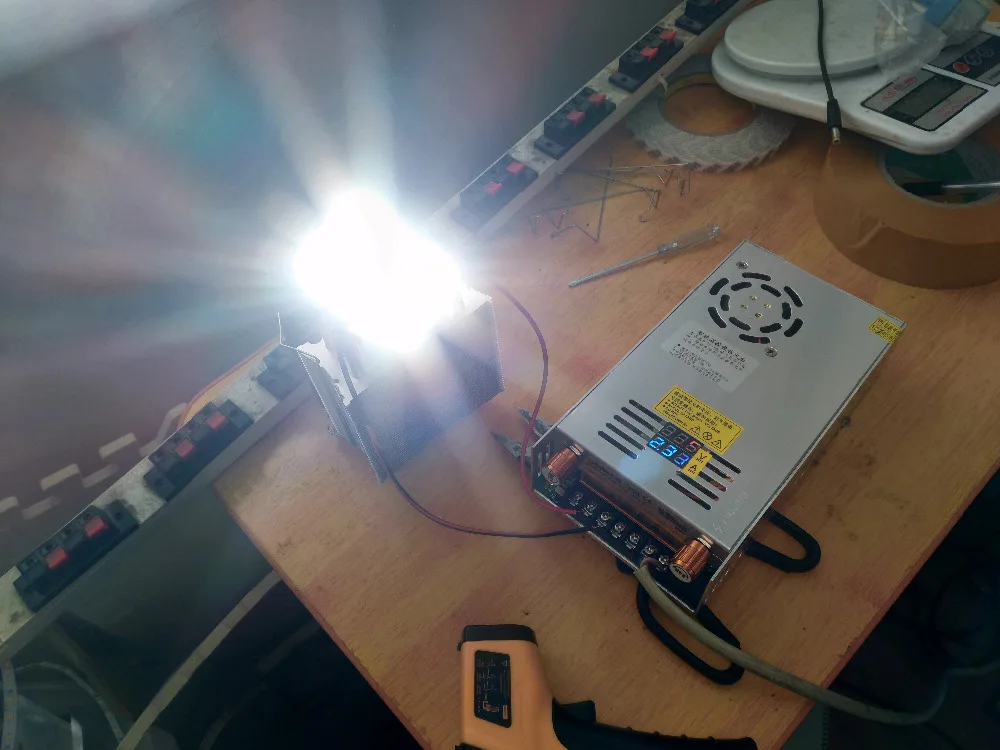 DIY LED U-HOME wysoki CRI 95 COB LED diod biały DC34-36V 2,7a 100W 10000lm do latarka do majsterkowiczków projektor kina domowego