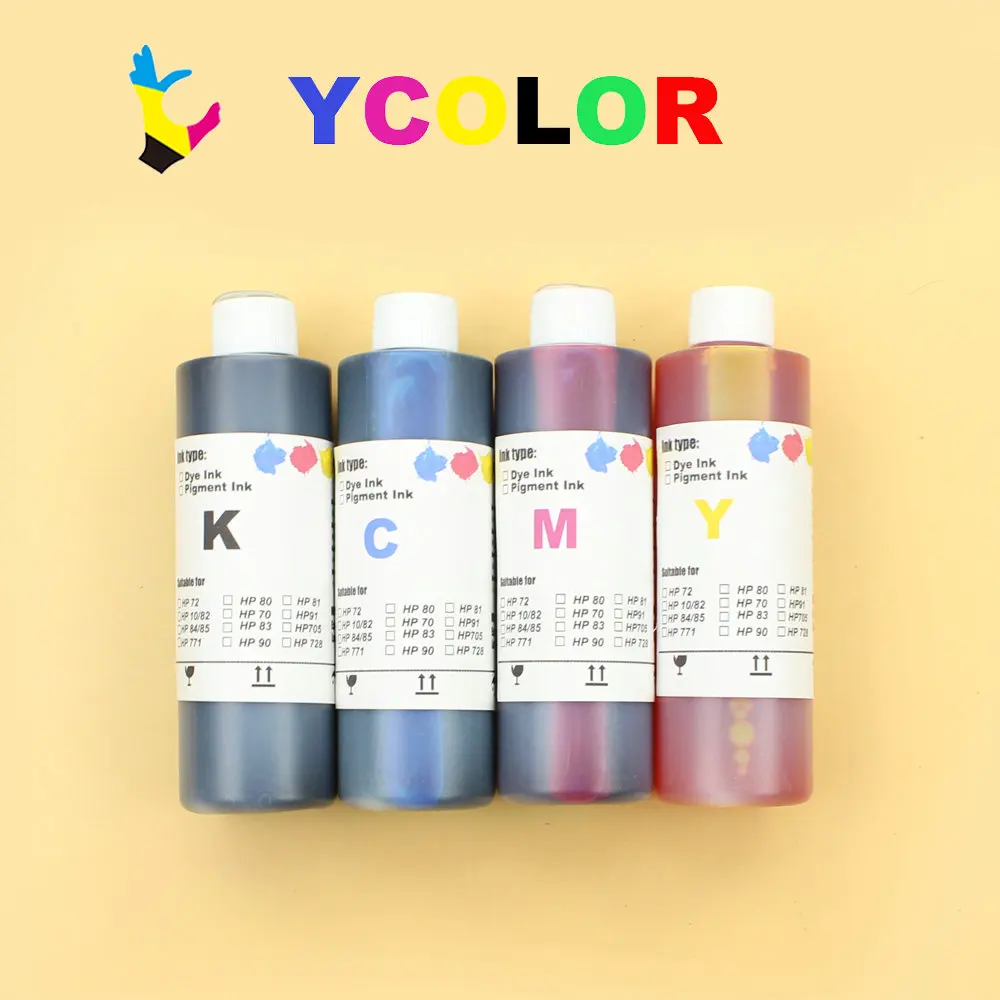 DGYCJLFP 250ml Color Vivid Pigment Ink For HP 178 364 655 670 711 862 920 932 950 951 952 953 955 970 978 981 Printer