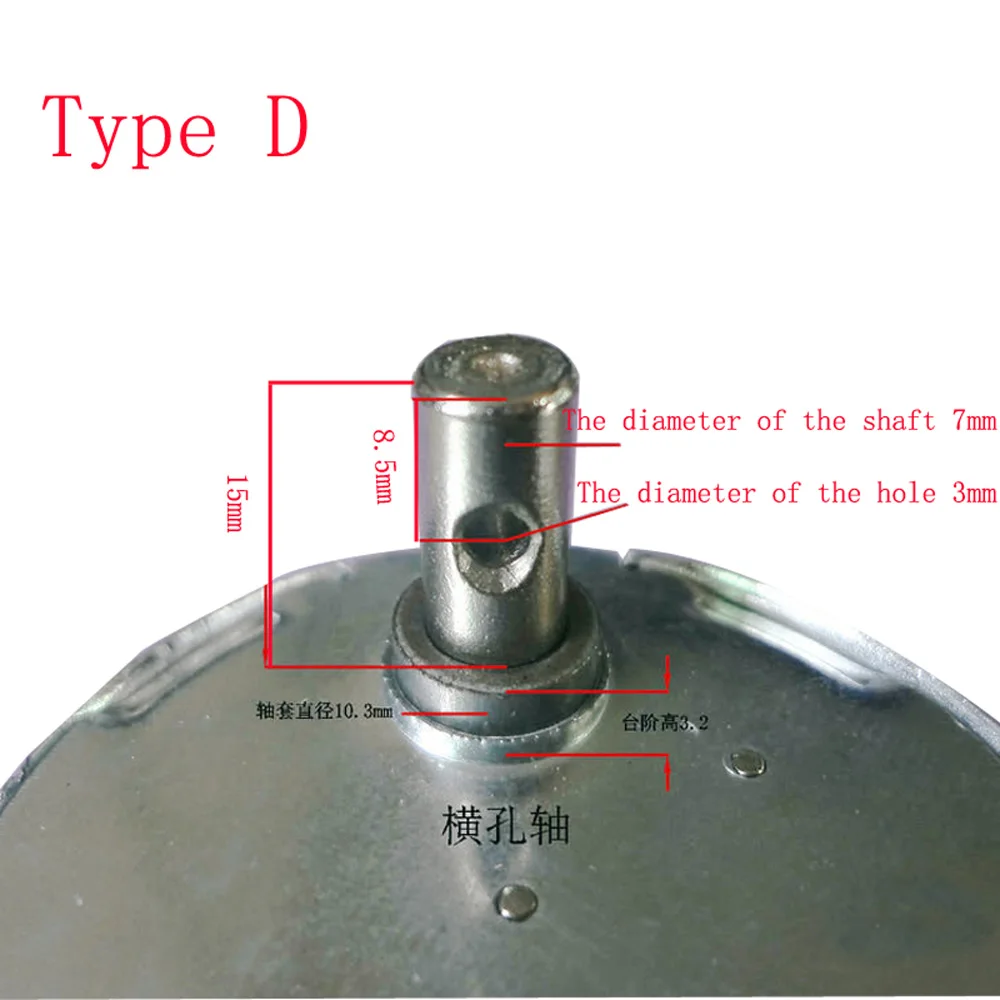 110v 220v 2.5 3 8 10 rpm Crafts Rotate Exhibition /Oscillating Fan Motor Microwave Oven Gear Motor Ac Synchronous Motor TYC-50