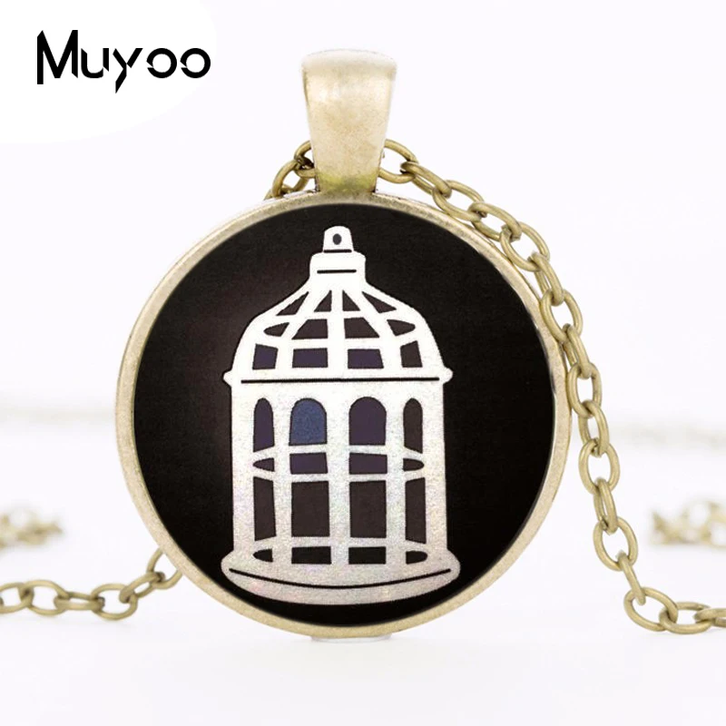 Bioshock Infinite Bird Cage Logo Pendant Charms Necklace Choker Vintage Statement Necklace Jewelry Gift For Best Firend HZ1