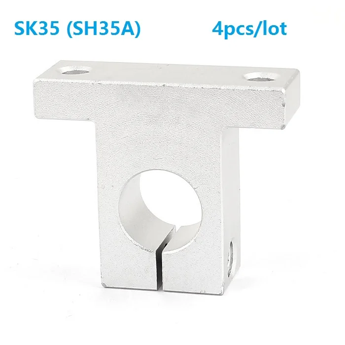 

4pcs/lot SK35 35mm shaft Linear rail shaft support bearing end bearings CNC router 3D printer parts SH35A