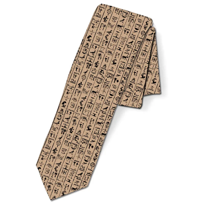 Classic Fashion Skinny Tie 8 cm Polyester Neck Ties For Men Slim Printed Tie Wedding for Party Moon Eclipse Gravatas Neckties