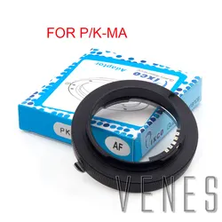 Venes For P/K-MA  Macro AF Confirm Pentax K PK Lens To Sony Alpha Minolta MA Adapter No Optical Glass A500 A450 A55