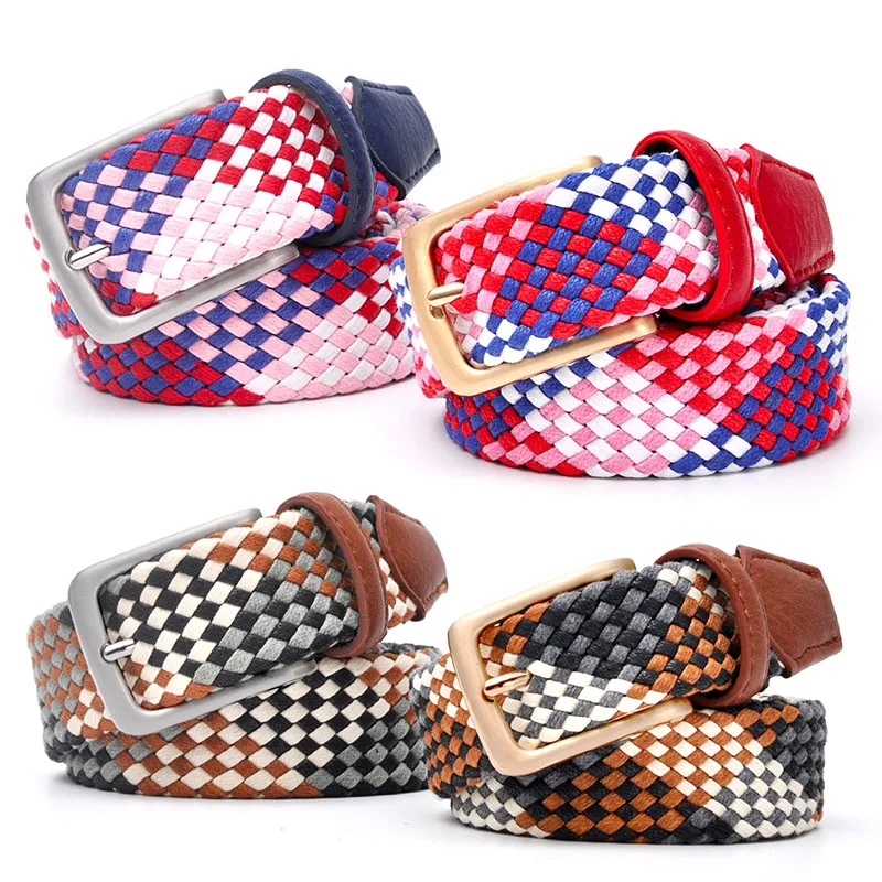 Braided Belt For Lover Men Belt 3.5 cm Women Belts 3.0 cm Without Holes Cotton Weave Pipe Strong Belts From 23\