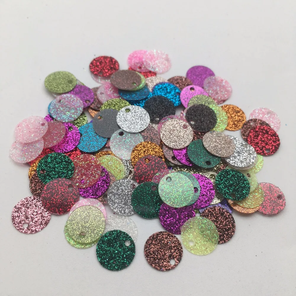 Paillette 10mm 20g 850pcs Flat Round Loose Glitter podwer Sequin Sewing,Wedding Craft,Women Kids DIY Garment Shoes Hat Accessory