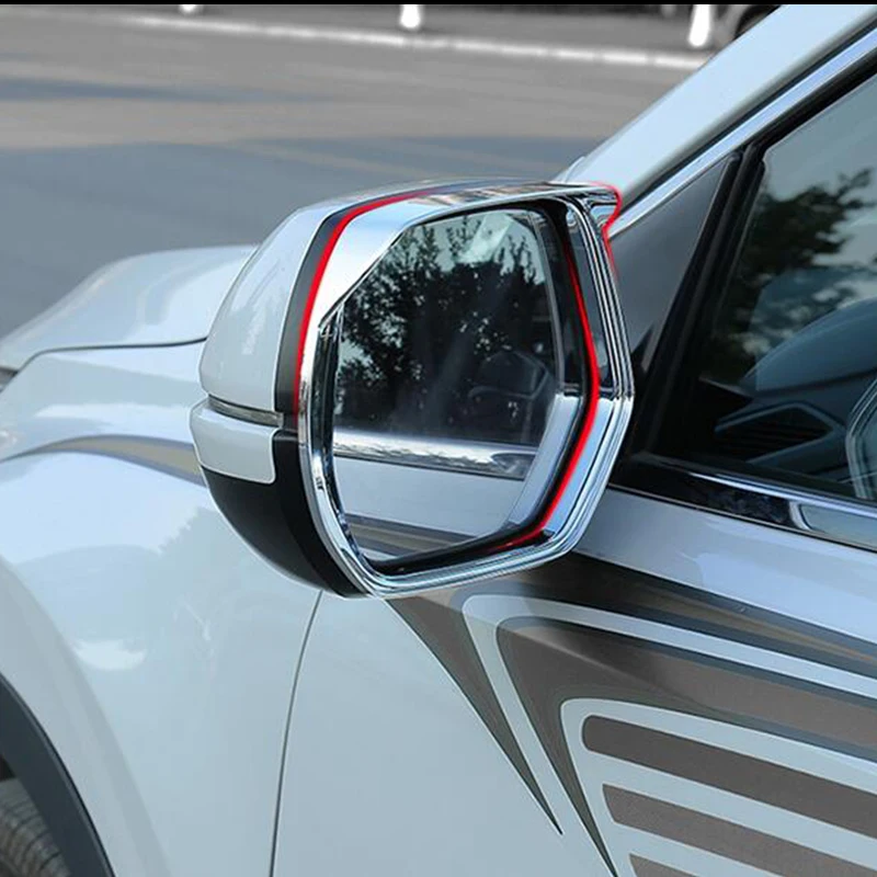 

ABS Chrome For Honda CR-V CRV 2013-2018 Car styling accessories Car rearview mirror block rain eyebrow frame panel Cover Trim