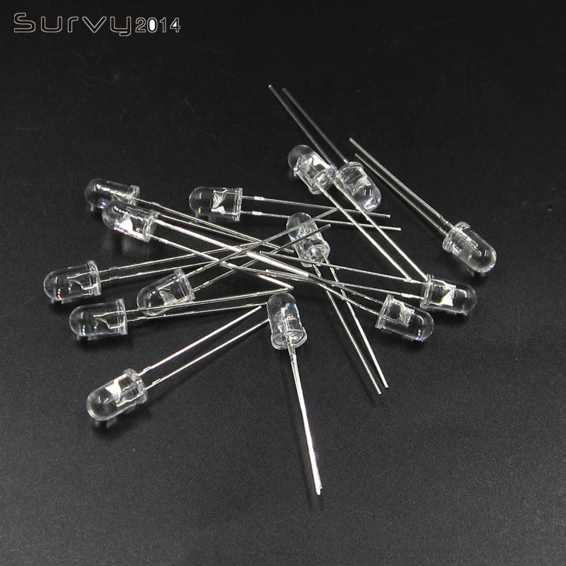 20/50/100PCS 3/5mm IR infrared F3/F5 940nm 850nm High Power Launch emission tube diode LED Lamp Emitting