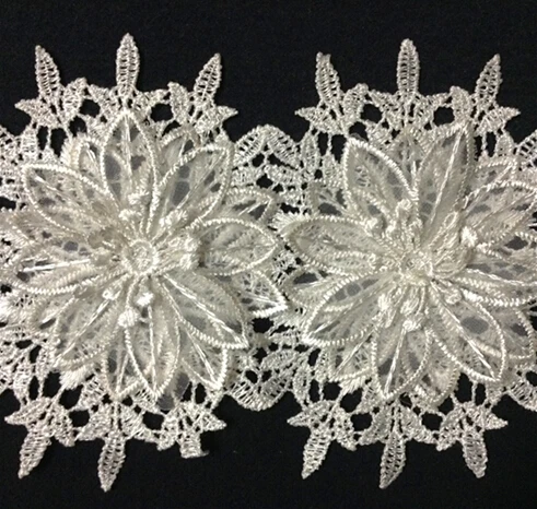 

12cm exquisite gorgeous guipure embroidery lace trim,motif lace,XERY-MLS0519P