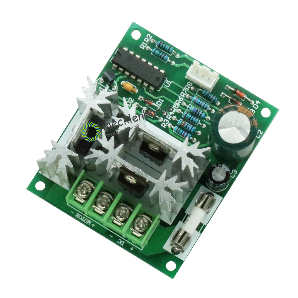 DC 6-90V 15A Pulse Width PWM Motor Speed Controller Switch Drehzahlregler Schalter 6V-90V