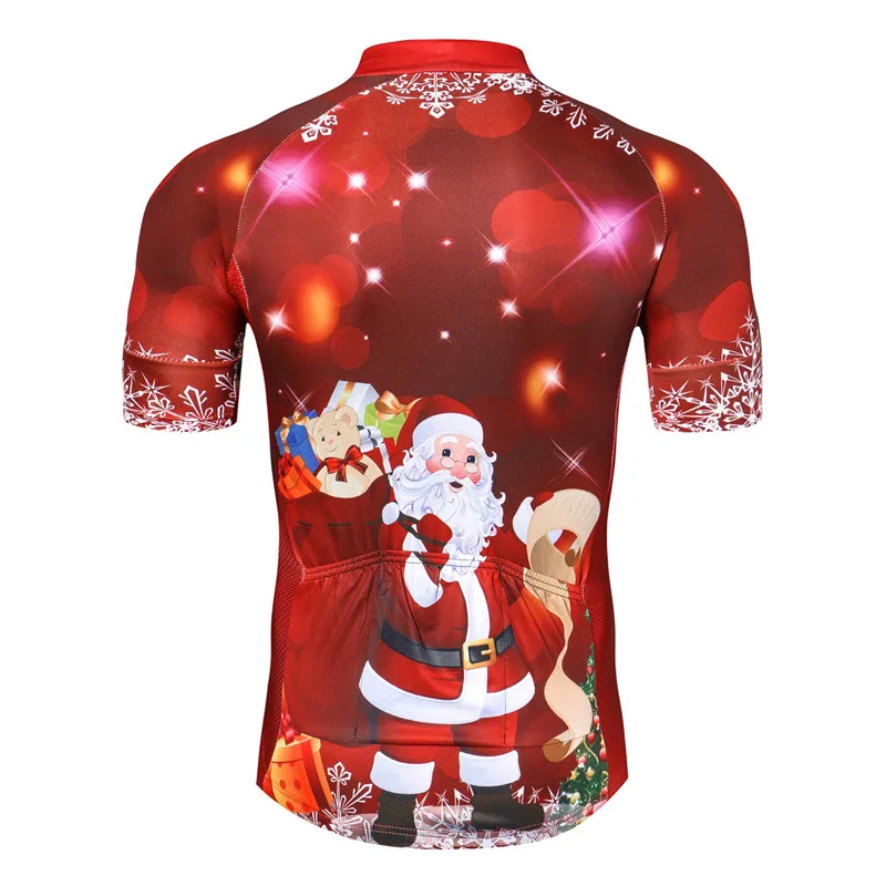 Weimostar 2019 Christmas Bicycle Cycling Clothing 100% Polyester Cycling Jersey Men Short Road mtb Bike Jersey Ropa Ciclismo