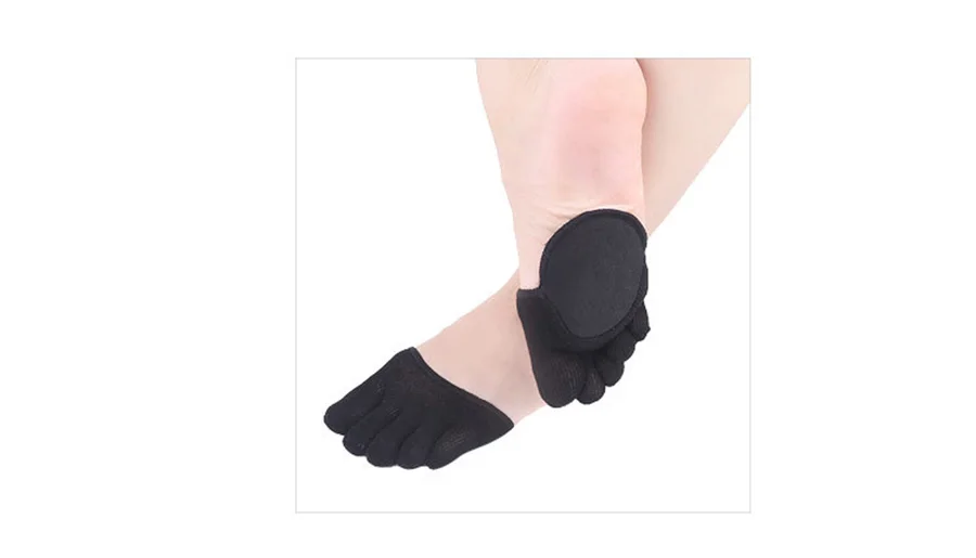 Open-toed five fingers socks female high-heeled shoes invisible light mouth summer thin short toe protective devices