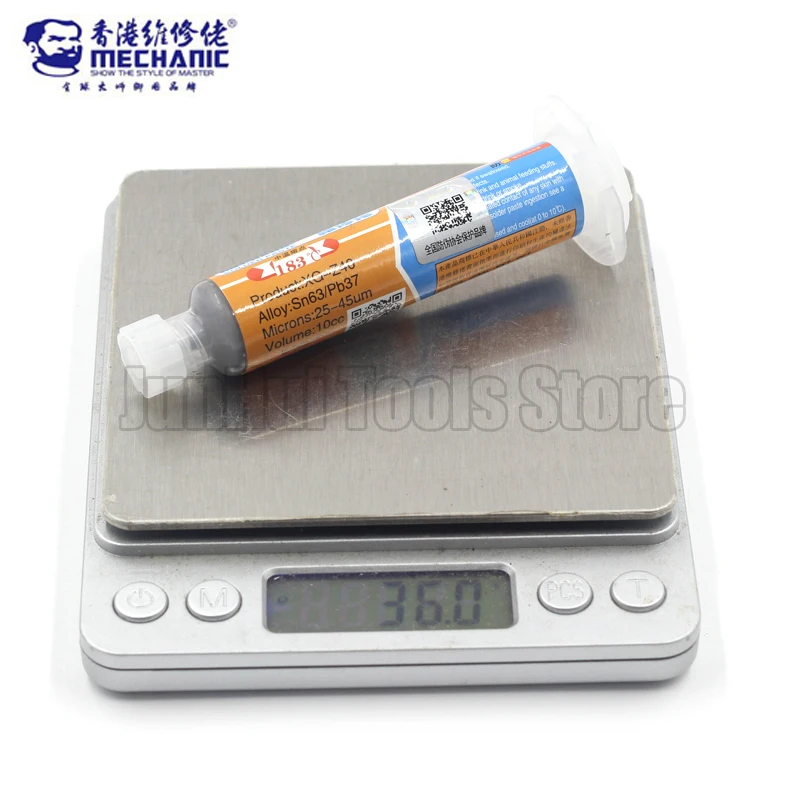 MECHANIC XG-Z40 Sn63/Pb37 25-45um Melting point 183 tin solder paste cream Flux Paste flux soldering bga rework