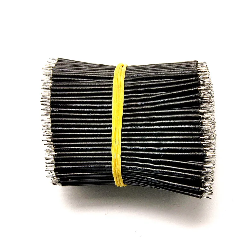 100PCS/Lot Tin-Plated Breadboard PCB Solder Cable 24AWG 5cm Fly Jumper Wire Cable Tin Conductor Wires Connector Wire