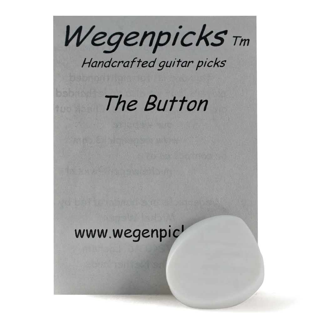 Wegenpicks Button Pick for Acoustic Guitar Playing or Gypsy Rhythm Guitarist, 5.0mm, 1 piece