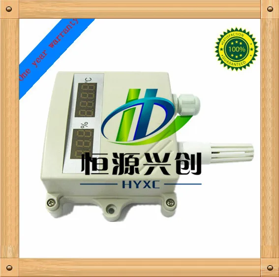 Temperature / Humidity transmitter; Digital display function; Output signal: 4-20mA/0-5V/0-10V/1-5V;