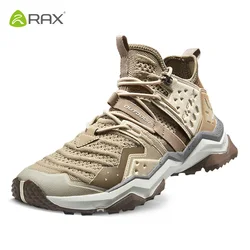 Sapatos de caminhada respiráveis Rax masculinos, botas de trekking ao ar livre, tênis esportivos, botas de montanha, antiderrapante, waking