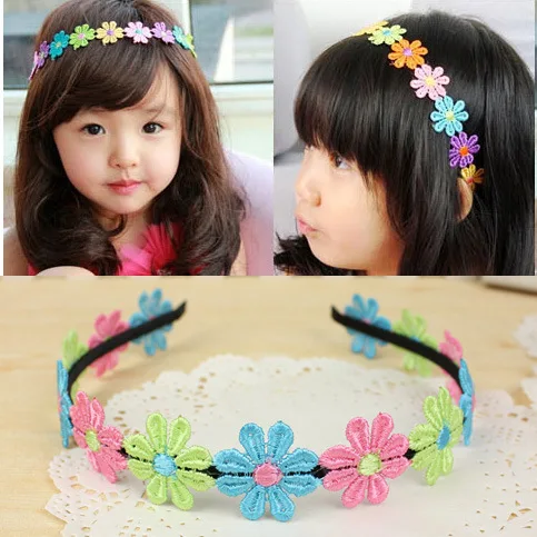 Flower Garland Floral Bride Headband Hairband Wedding Party Prom Festival Decor Hair Head Bands Headwear Accessories