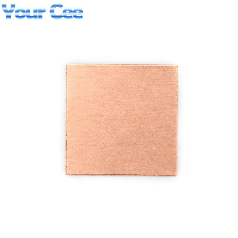 10pcs 15mmx15mm 0.3mm 0.5mm 0.8mm 1mm 1.2mm 1.5mm 2.0mm 두꺼운 방열판 구리 심 열 패드 노트북 IC 칩셋 GPU CPU용