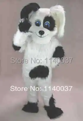 mascot Black & White Spot dog Mascot Costume Cartoon Character carnival costume fancy Costume party