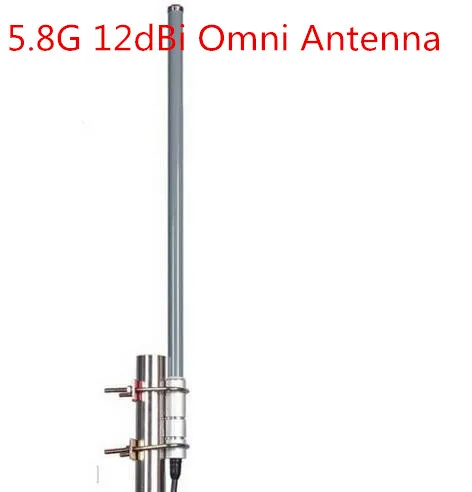 5.8G wifi base station fiberglass antnena 12dBi 5725-5850M N female