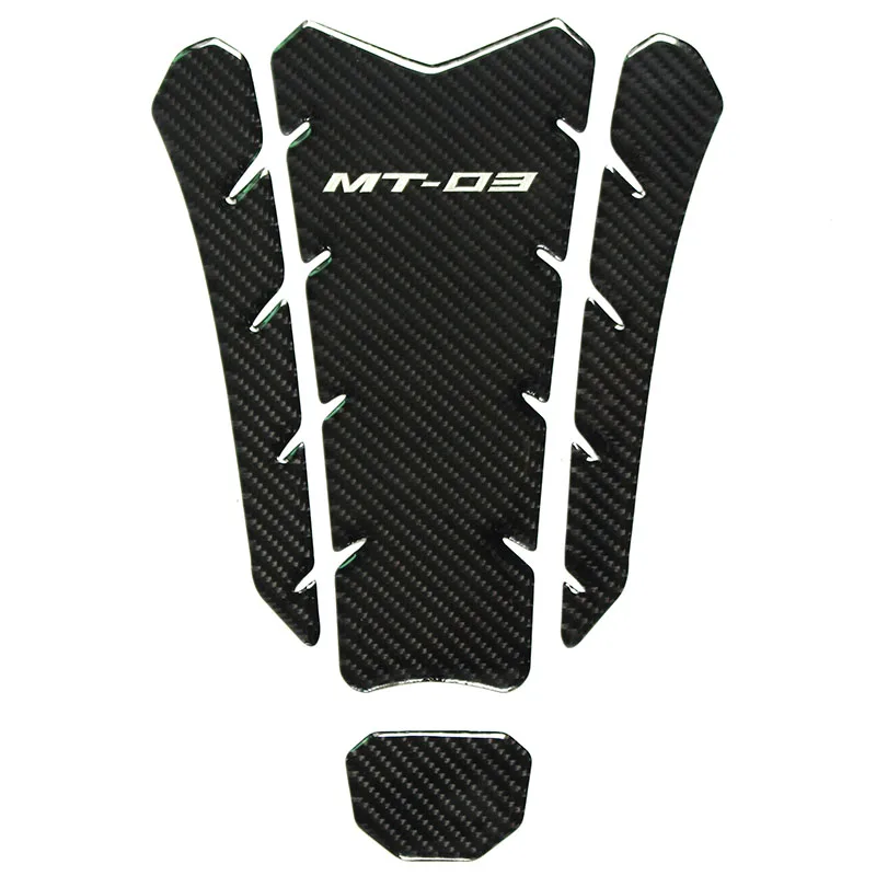 

Motorcycle Accessories 3D Sticker Gas Fuel Tank Decal Protector Carbon Pad for YAMAHA MT-03