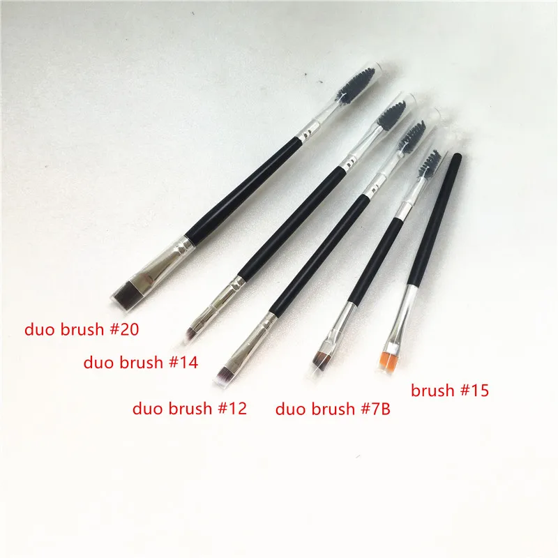 ANA DUO BRUSH #7B #12 #14 #20 Brow Brush #15 - Quality Eye Brow Liner for Cream Powder Products - Beauty Makeup Brushes