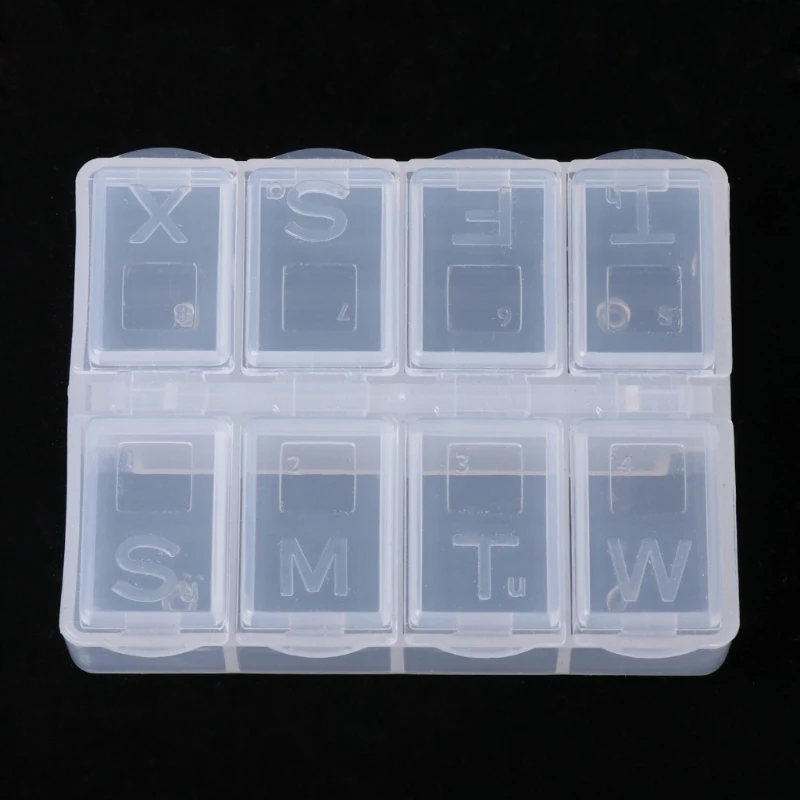 Hot Sale 8 Grids Plastic Storage Box Case Home Organizer Jewelry Beads Pill Boxes Parts