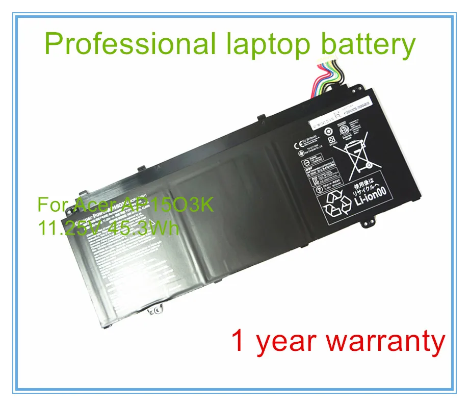 

Original quality for S5-371 Battery AP1503K AP15O3K 11.25V 45.3Wh